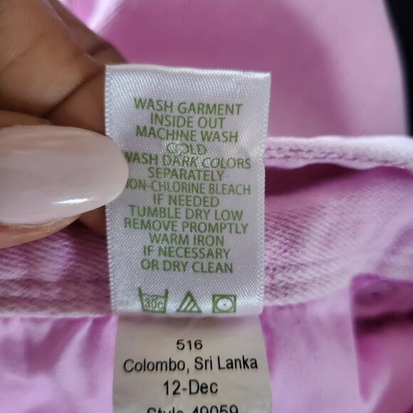 Lilly Pulitzer Pink Worth Skinny Mini Zip Jeans 2 - Picture 10 of 10